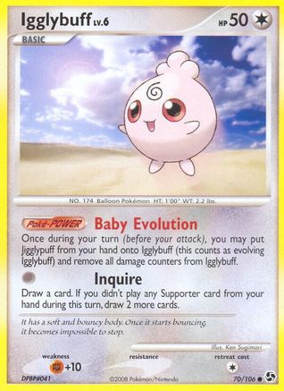 Igglybuff 070 - Reverse Holofoil Great Encounters - Common