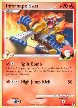 Infernape E4 043/111 Rising Rivals - Uncommon