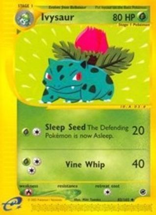 Ivysaur 082 - Reverse Holofoil Expedition - Uncommon