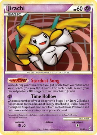 Jirachi 011 - Holofoil Call of Legends - Holo Rare
