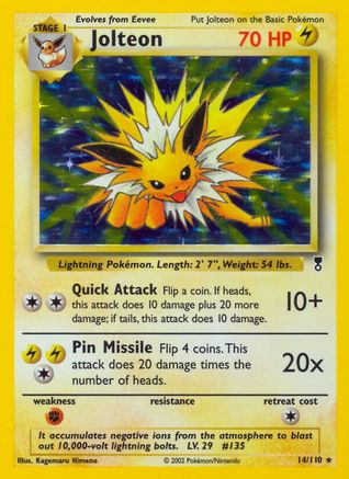 Jolteon 014 - Holofoil Legendary Collection - Holo Rare