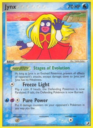 Jynx 028 - Reverse Holofoil Unseen Forces - Rare