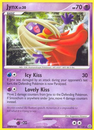 Jynx 030 - Reverse Holofoil Secret Wonders - Rare