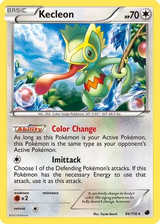 Kecleon 094 - Reverse Holofoil Plasma Freeze - Rare