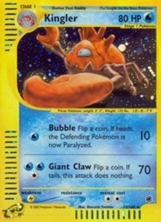 Kingler (15) 015 - Holofoil Expedition - Holo Rare