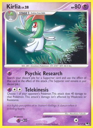 Kirlia 008 - Holofoil POP Series 7 - Uncommon