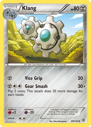 Klang 089 - Reverse Holofoil Plasma Storm - Uncommon