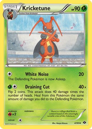 Kricketune 004 Next Destinies - Uncommon