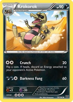 Krokorok 070 XY Base Set - Uncommon