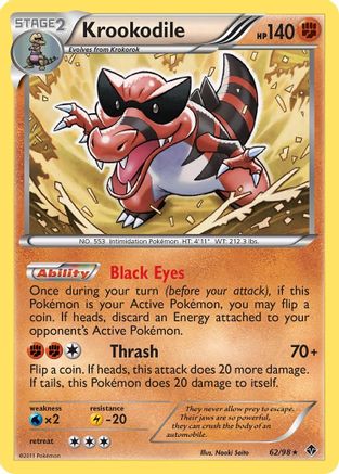 Krookodile 062 Emerging Powers - Rare