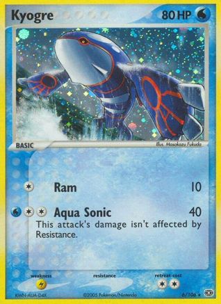 Kyogre 006/106 Emerald - Holo Rare