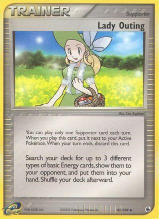 Lady Outing 083 - Reverse Holofoil Ruby and Sapphire - Uncommon