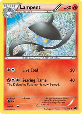 Lampent 015 - Reverse Holofoil Plasma Freeze - Uncommon