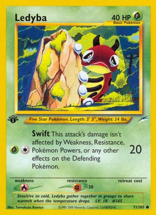 Ledyba 071/105 - 1st Edition Neo Destiny - Common