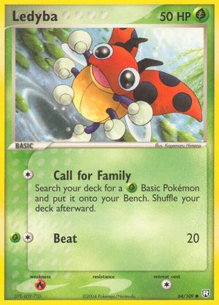 Ledyba 064 Team Rocket Returns - Common