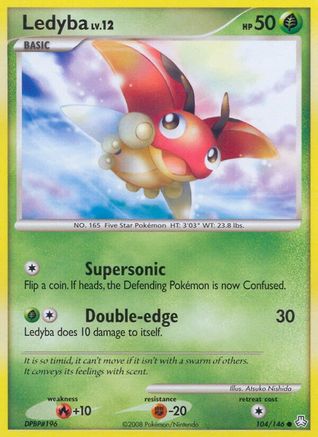 Ledyba 104 - Reverse Holofoil Legends Awakened - Common