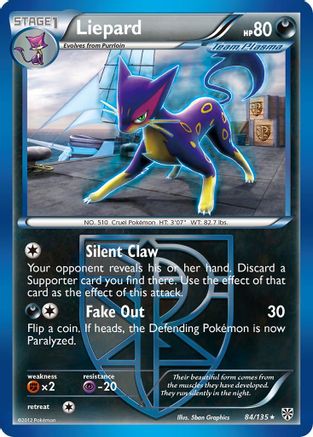 Liepard (Team Plasma) 084 Plasma Storm - Rare
