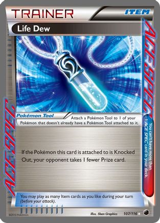 Life Dew 107 - Holofoil Plasma Freeze - Rare Ace