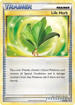 Life Herb 079/95 - Reverse Holofoil Unleashed - Uncommon