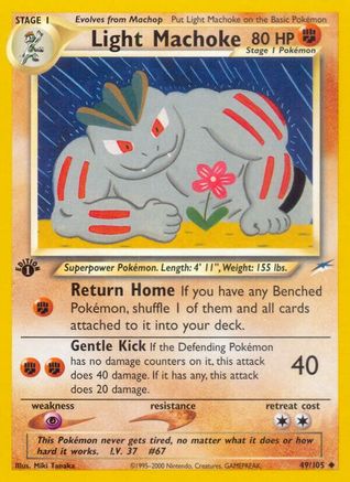 Light Machoke 049/105 - 1st Edition Neo Destiny - Uncommon