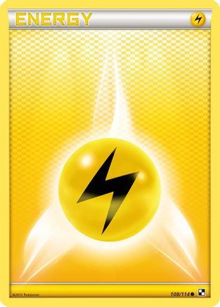 Lightning Energy 108 Black and White - Common
