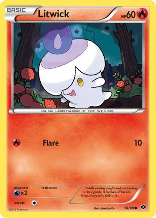 Litwick 018 - Reverse Holofoil Next Destinies - Common
