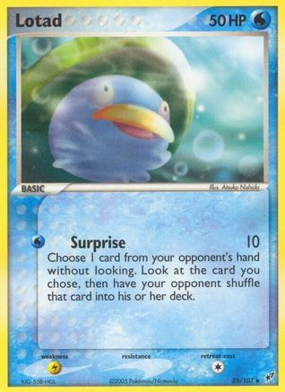 Lotad 035/107 Deoxys - Uncommon