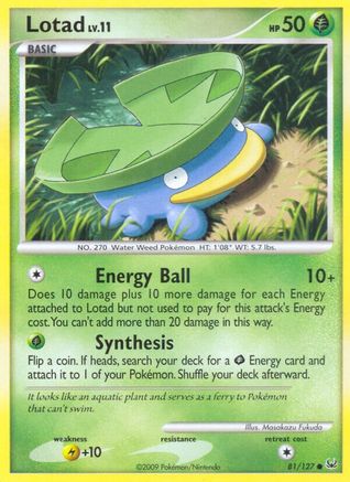 Lotad 081/127 Platinum - Common