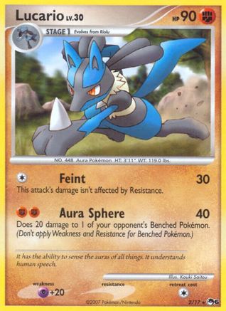 Lucario 002 POP Series 6 - Rare