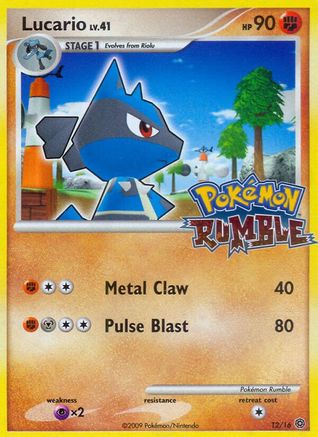 Lucario 012 Rumble - Promo