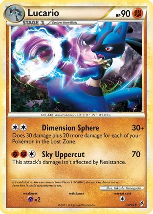 Lucario 014 - Holofoil Call of Legends - Holo Rare
