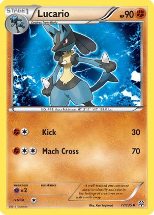 Lucario (77) 077 Plasma Storm - Uncommon