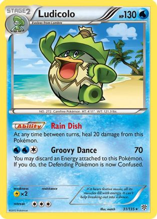 Ludicolo 031 Plasma Storm - Rare