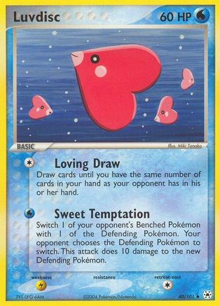 Luvdisc 040 - Reverse Holofoil Hidden Legends - Uncommon