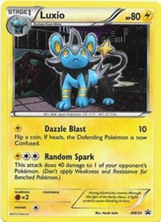 Luxio BW34 - Holofoil Black and White Promos - Holo Rare