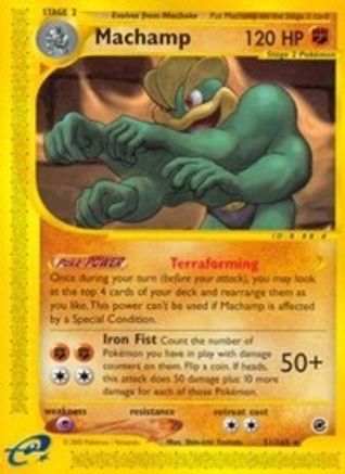 Machamp (51) 051/165 - Reverse Holofoil Expedition - Rare
