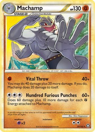 Machamp 026 Triumphant - Rare