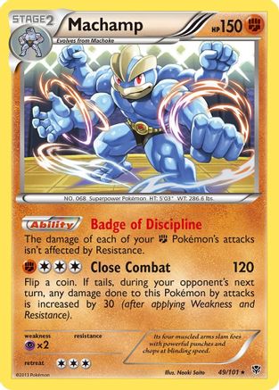 Machamp (49) 049/101 - Holofoil Plasma Blast - Holo Rare
