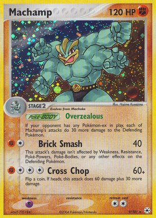 Machamp 009 - Holofoil Hidden Legends - Holo Rare