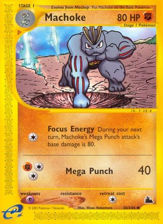 Machoke 038 Skyridge - Uncommon