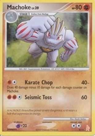 Machoke 004 DP Trainer Kit Manaphy & Lucario - Common