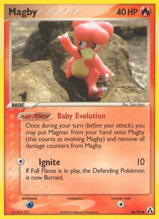 Magby 058/92 Legend Maker - Common