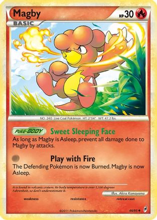Magby 046 - Reverse Holofoil Call of Legends - Uncommon