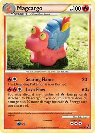 Magcargo 006 - Holofoil Undaunted - Holo Rare
