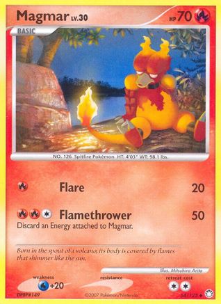 Magmar 054 Mysterious Treasures - Uncommon
