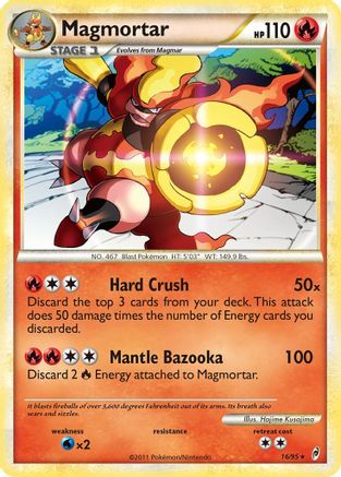 Magmortar 016 - Holofoil Call of Legends - Holo Rare