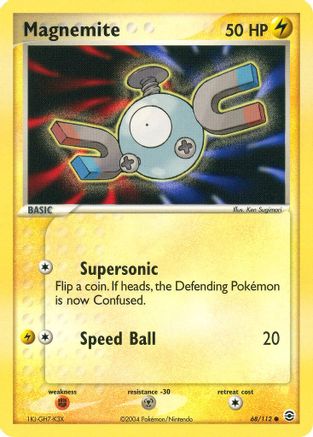 Magnemite 068/112 FireRed & LeafGreen - Common