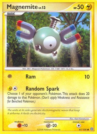 Magnemite (67) 067 - Reverse Holofoil Stormfront - Common