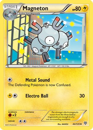 Magneton (44) 044 - Reverse Holofoil Plasma Storm - Uncommon