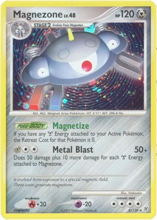 Magnezone 008/130 - Reverse Holofoil Diamond and Pearl - Holo Rare